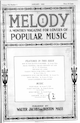 First page of Melody
                              magazine (January 1924)