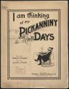 I Am
                            Thinking of My Pickaninny Days