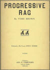 Progressive Rag (Dance Comique) Sheet
                            Music Cover