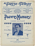 Sample issue of
                                Le passe temps