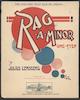 Sheet music cover for Rag-A-Minor
                          (Lenzberg)