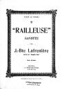 Railleuse, gavotte