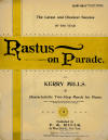 Rastus on Parade Sheet Music Cover