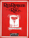 Red Rambler Rag Sheet Music Cover