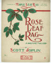 Rose
                          Leaf Rag Sheet Music Cover