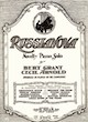 Sheet music cover for Russianova (Bert
                            Grant)