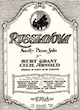 Sheet music cover for Russianova (Bert
                          Grant)