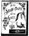 In the Shade of the Maple by the
                                Gate Sheet Music Cover