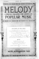 First page of Melody magazine (January
                            1924)