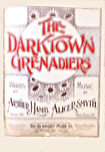 Sheet music cover for The Da*ktown
Grenadiers: Ragtime Two Step