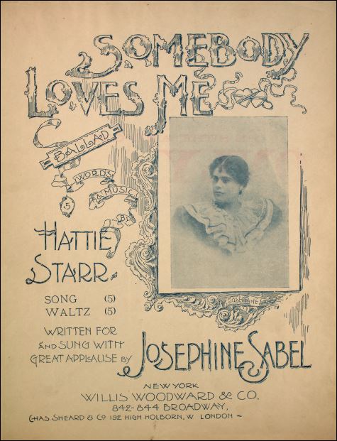 Somebody Loves Me: Ballad Sheet Music
                              Cover