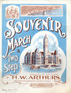 Souvenir March and Two Step Sheet
                                  Music Cover