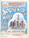 Souvenir March and Two Step Sheet
                                  Music Cover