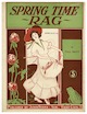 Sheet music cover
                          for Springtime Rag (Paul Pratt)