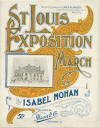 St
                            Louis Exhibition March Sheet Music Cover