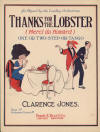 Thanks for the Lobster (Merci du
Homard) Sheet Music Cover