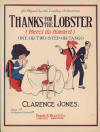 Thanks for the Lobster (Merci du
                              Homard) Sheet Music Cover