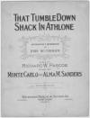 That Tumble-down Shack in Athlone
                              Sheet Music Cover