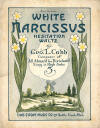 White Narcissus: Hesitation Waltz Sheet
                            Music Cover