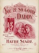 You're So Good, Daddy Sheet Music
                              Cover