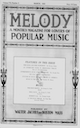 First page cover of Melody Magazine
March 1923