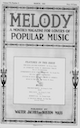 First page cover of Melody Magazine
                            March 1923