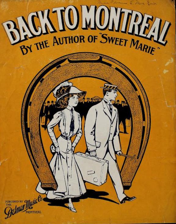 Back to Montral
                              Sheet Music Cover