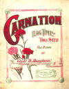 Carnation Rag Two Step Sheet
                                  Music Cover