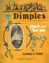 Dimples: Characteristic March and
                            Two-Step: Sheet Music Cover