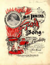 May Irwin's Frog Song Sheet
                                    Music Cover