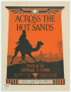 Across the Hot Sands March Sheet Music
                            Cover