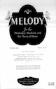 Cover for Melody magazine (October
1926)