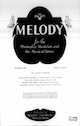 Cover for Melody magazine (October
                            1926)