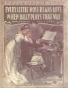 Every Little Note Means Love When Billy
                            Plays That Way Sheet Music Cover