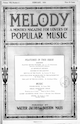 Cover of Melody magazine (February
                            1924)