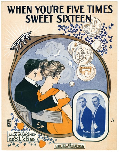 When You're Five Times Sixteen Sheet
Music Cover